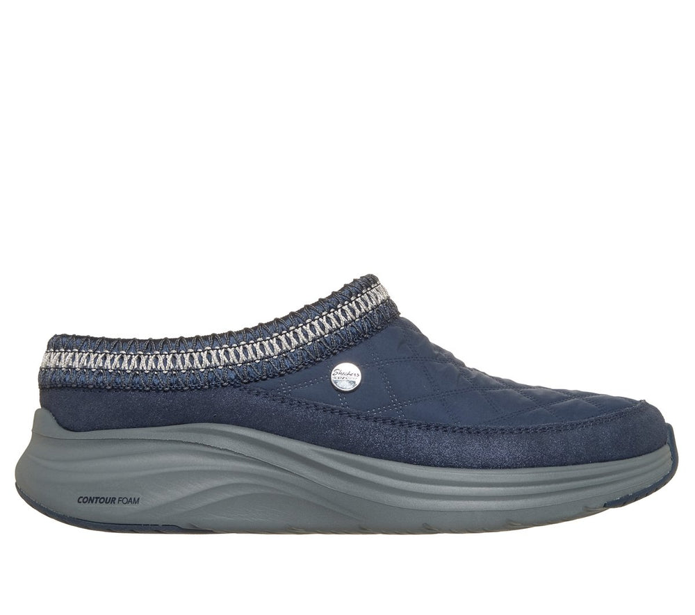 Women Skechers Contour Foam Boot - Cozy Fit Cascade
