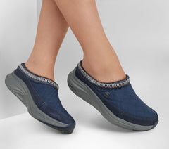 Women Skechers Contour Foam Boot - Cozy Fit Cascade