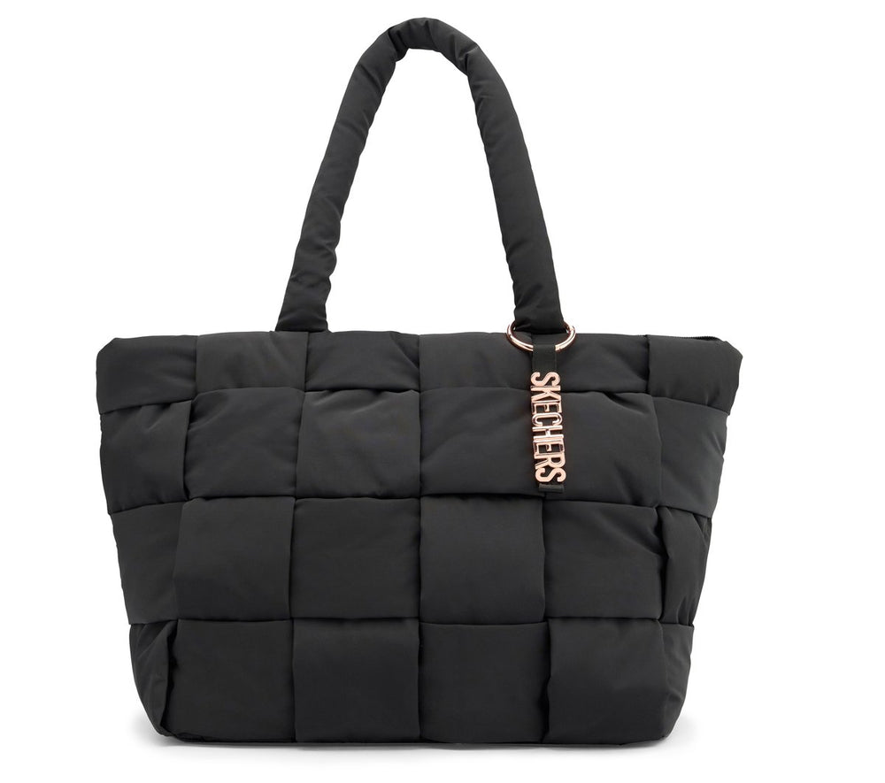 Women|Kids Skechers Quilted Checkered Shopper Bag