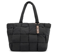 Women|Kids Skechers Quilted Checkered Shopper Bag