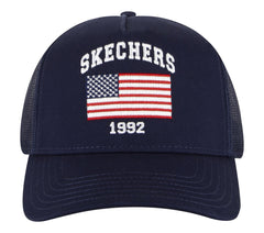 Women|Men Skechers USA Flag Hat