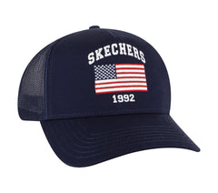 Women|Men Skechers USA Flag Hat
