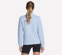 Women Skechers GO WALK Everywhere Cozy Fit Diamond Jacket