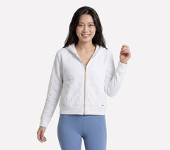 Women Skechers GO WALK Cozy Fit Diamond Jacket