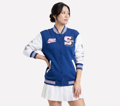 Women Skechers Varsity Jacket