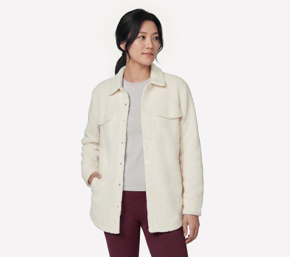 Women Skechers Sherpa Shacket
