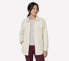 Women Skechers Sherpa Shacket