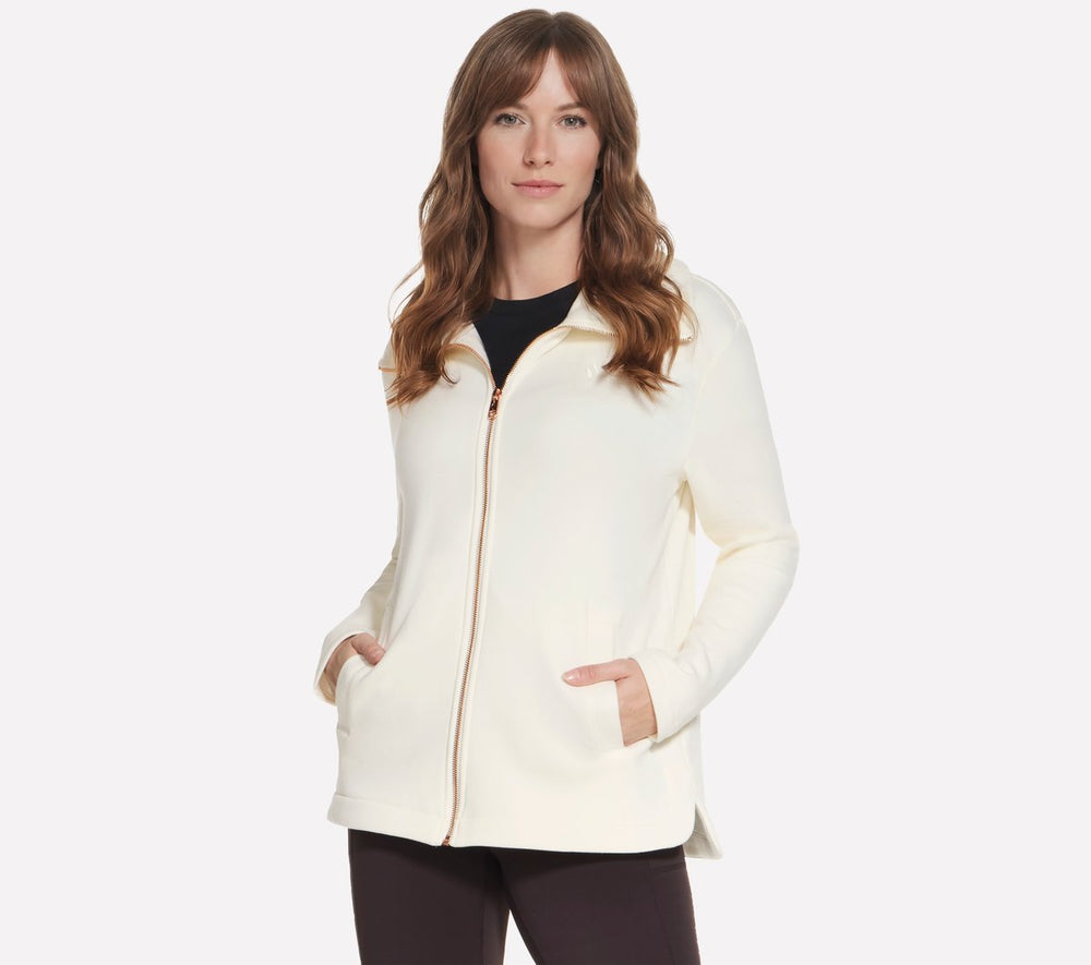 Women Skechers GO SNUGGLE Tunic Full Zip Jacket