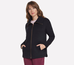 Women Skechers GO SNUGGLE Tunic Full Zip Jacket
