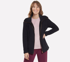 Women Skechers GO SNUGGLE Tunic Full Zip Jacket