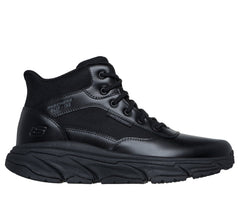 Men Skechers Slip-in Work Waterproof Slip-Resistant: D'Lux Journey - Redron