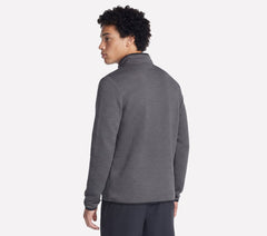 Men Skechers The Hoodless Hoodie Ottoman Jacket