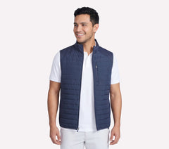 Men Skechers GO SHIELD Cozy Fit Hybrid Vest