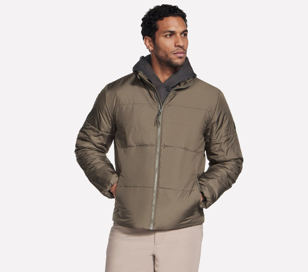 Men Skechers GO SHIELD Cozy Fit Element Jacket