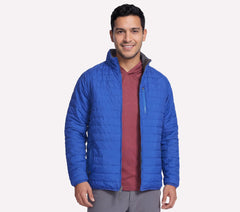 Men Skechers GO SHIELD Cozy Fit Altitude Reversible Jacket