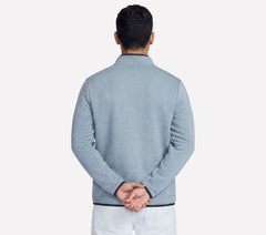 Men Skechers The Hoodless Hoodie Ottoman Jacket