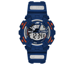Men Skechers Digital Blue Watch
