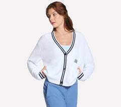 Women Skechers Court Classic Cardigan Sweater