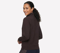 Women Skechers GO LUXE Rib 1/4 Zip