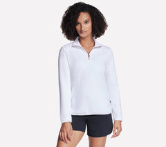 Women Skechers Soft Knit Ottoman 1/4 Zip