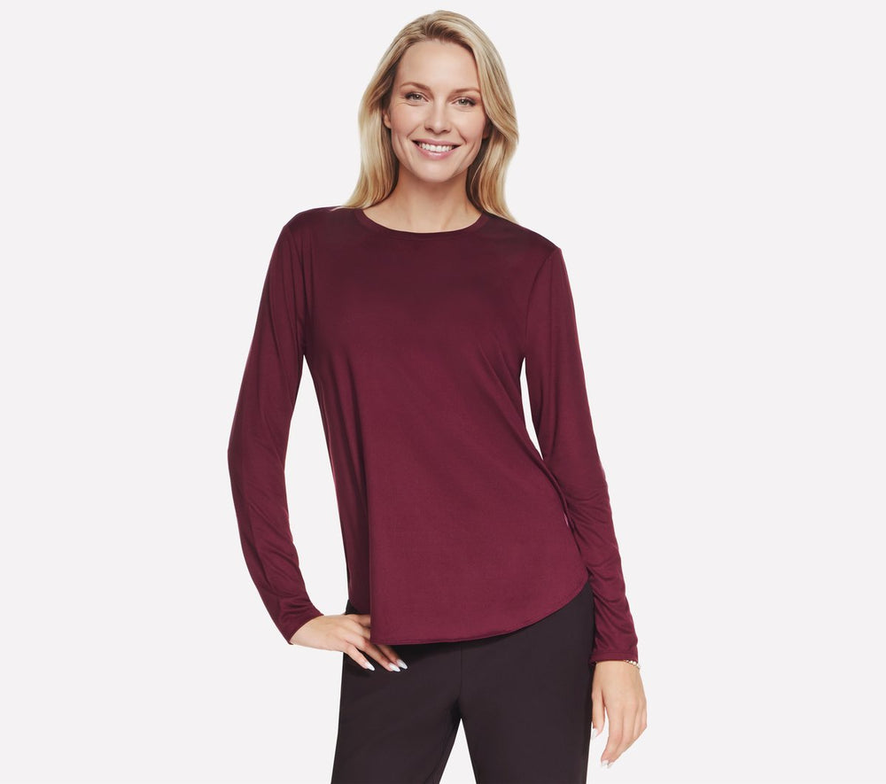 Women Skechers GO DRI Swift Long Sleeve Tunic Crew