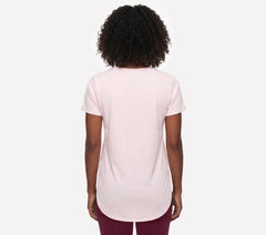 Women Skechers GO DRI Swift Stripe Tunic Tee
