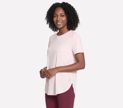 Women Skechers GO DRI Swift Stripe Tunic Tee