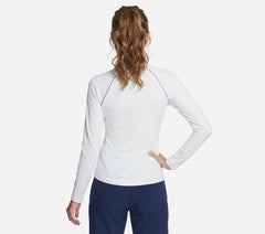Women Skechers Fairway Long Sleeve 1/4 Zip