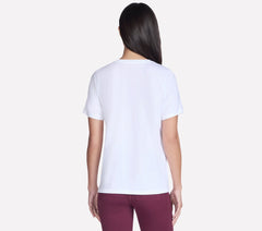 Women Skechers Floral Diamond Short Sleeve Tee