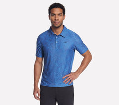 Men Skechers GO DRI All Day Printed Polo