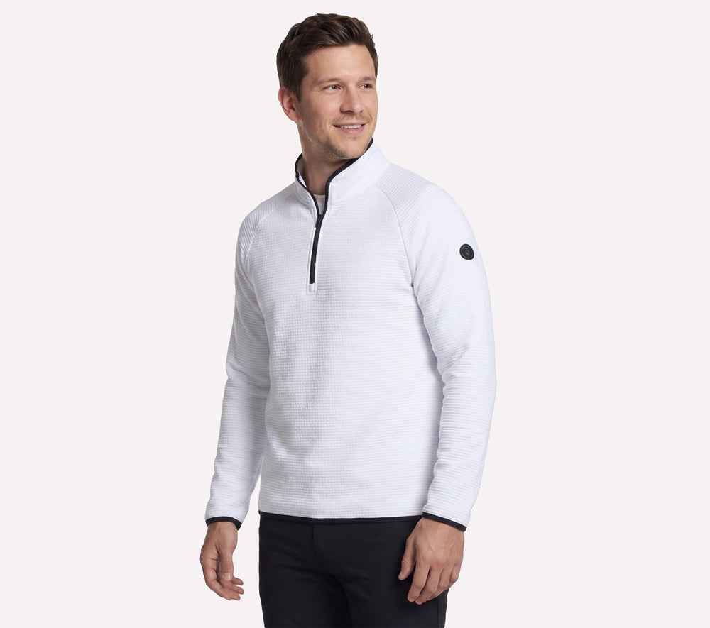 Men Skechers GO WALK Ottoman 1/4 Zip