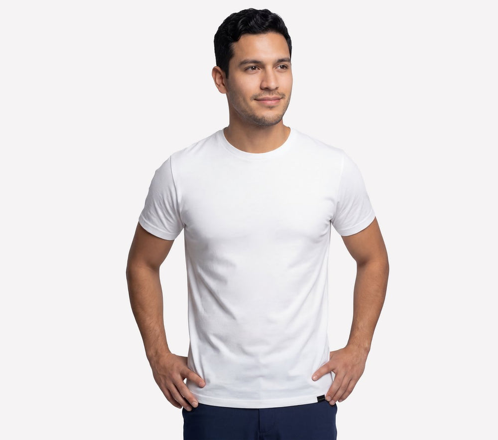 Men Skechers GO DRI All Day Solid Tee