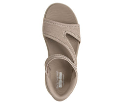 Women Skechers Slip-ins: GO WALK Massage Fit Sandal - Elise