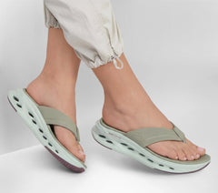Women Skechers Max Cushioning Glide-Step Sandal - Audra