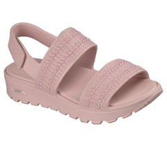 Women Skechers Foamies: Arch Fit Footsteps - Pearl