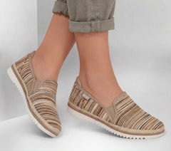 Women Skechers BOBS Flexpadrille LO - Sunny Stripes