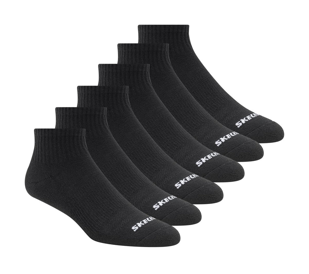 Women Skechers 6 Pack Core Quarter Medium Socks