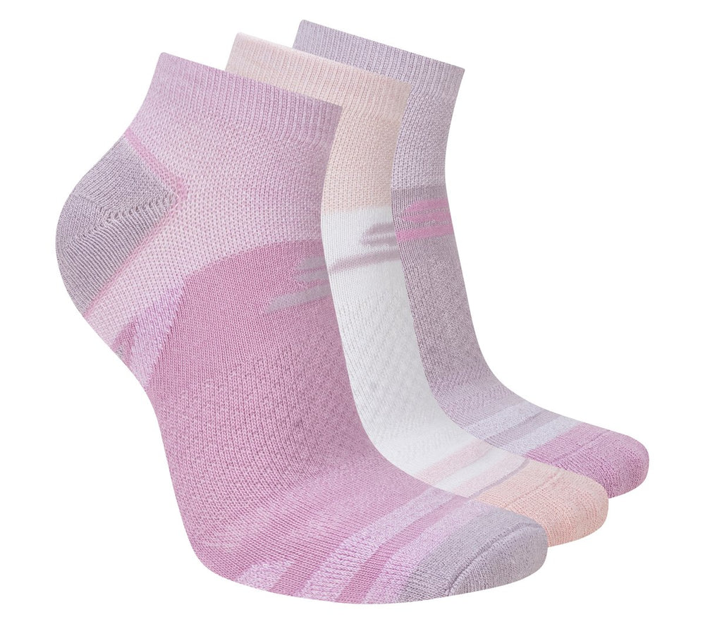 Women Skechers 3 Pack Women's Performance Low Cut Running Socks