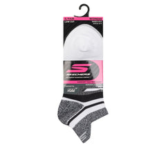 Women Skechers 3 Pack Women's Performance Low Cut Running Heel Tab Socks