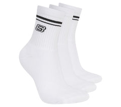 Women Skechers 3 Pack Women's Low Crew Varsity Socks