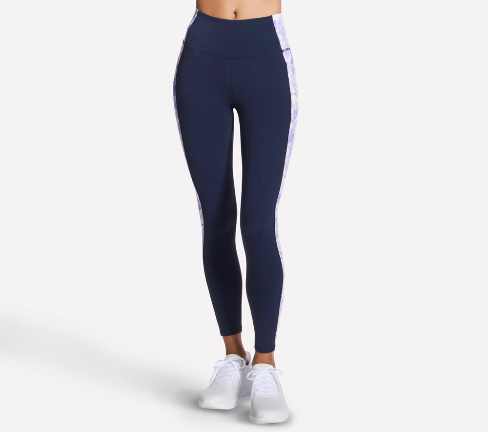 Women Skechers GO WALK Block Full Length High-Waisted Legging