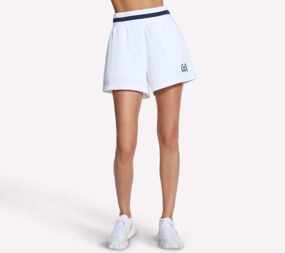 Women Skechers Court Classic 4 Inch Short