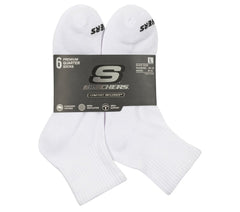 Men Skechers 6 Pack Core Quarter Large Socks