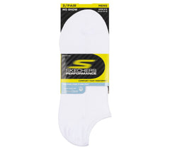 Men Skechers 3 Pack No Show Stretch Socks