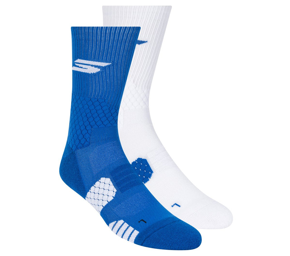 Men Skechers 2 Pack Performance Basketball Crew Socks