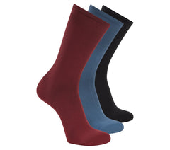 Men Skechers 3 Pack Men's Reflective Performance Half Terry Crew Socks