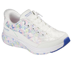Kids Skechers Slip-ins JGoldcrown: Contour Foam - Cozy Fit Love Notes