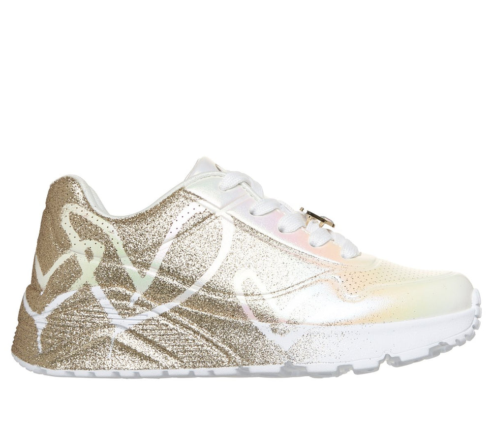 Kids Skechers JGoldcrown: UNO Lite - Heartdust Forever