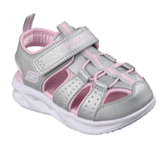 Kids Skechers S-Lights: Sola Glow Sandal - Power Step