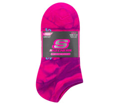 Kids Skechers 6 Pack Girls' Tie Dye Fashion Socks